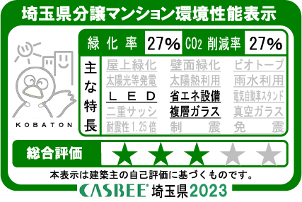 埼玉県分譲マンション環境性能表示